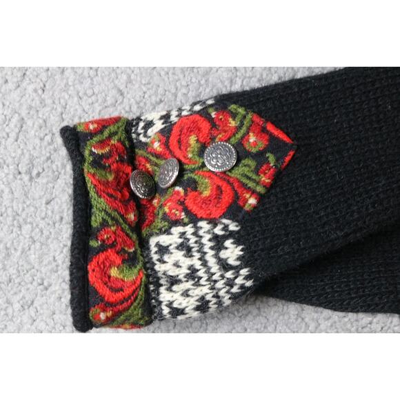 Vintage Nordstrikk Cardigan Womens Large Pure Wool Fair Isle Sweater - Picture 5 of 7